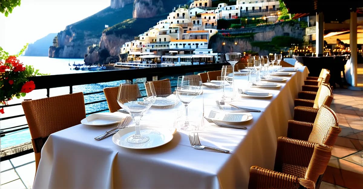 Amalfi Fine Dining: A Taste of Coastal Delights