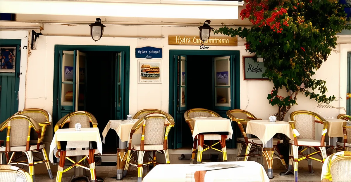 Hydra Town Cuisine: Explore Outdoor Cafes and Delights