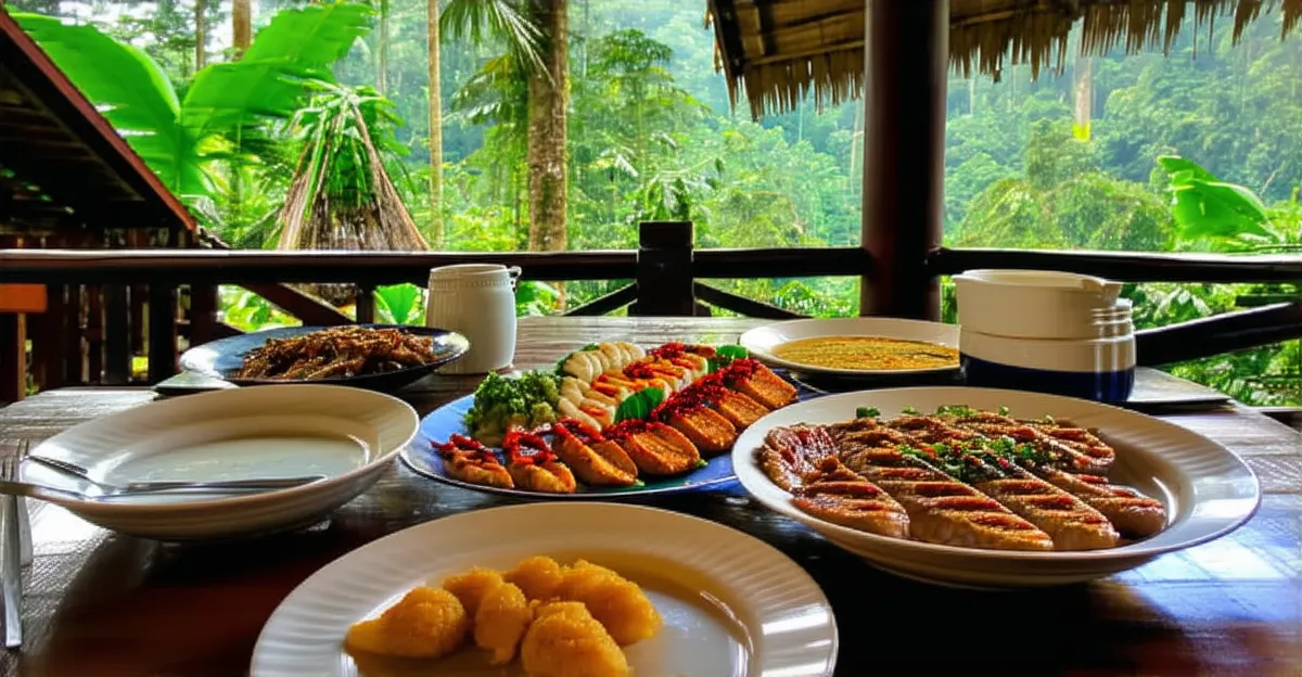 bukit lawang eco-tourism dining