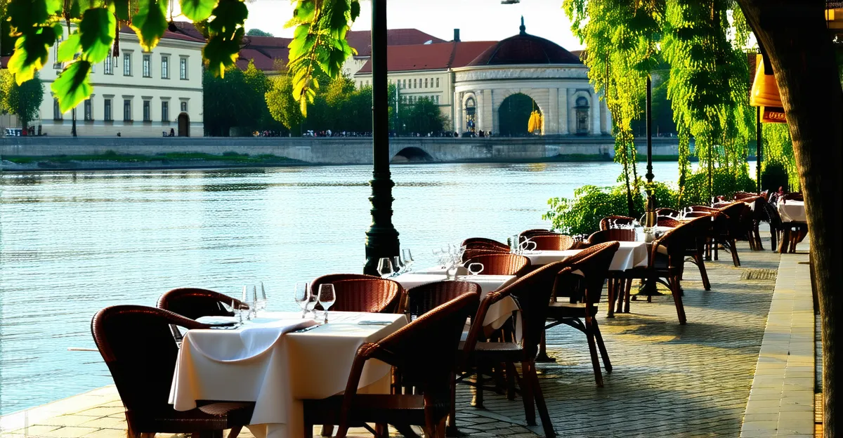 esztergom riverfront dining