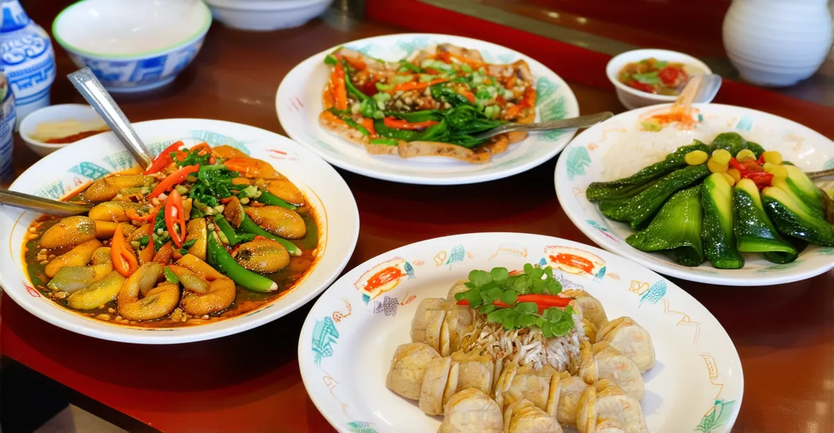ha tien vegetarian options