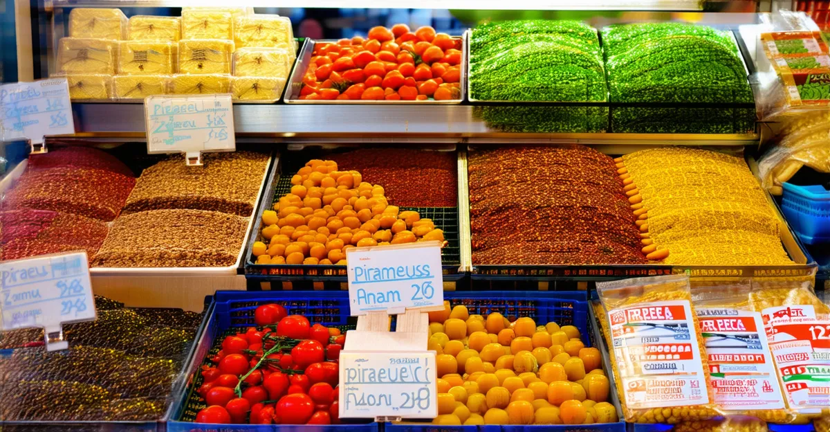 piraeus food markets