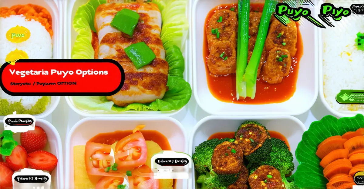 puyo vegetarian options